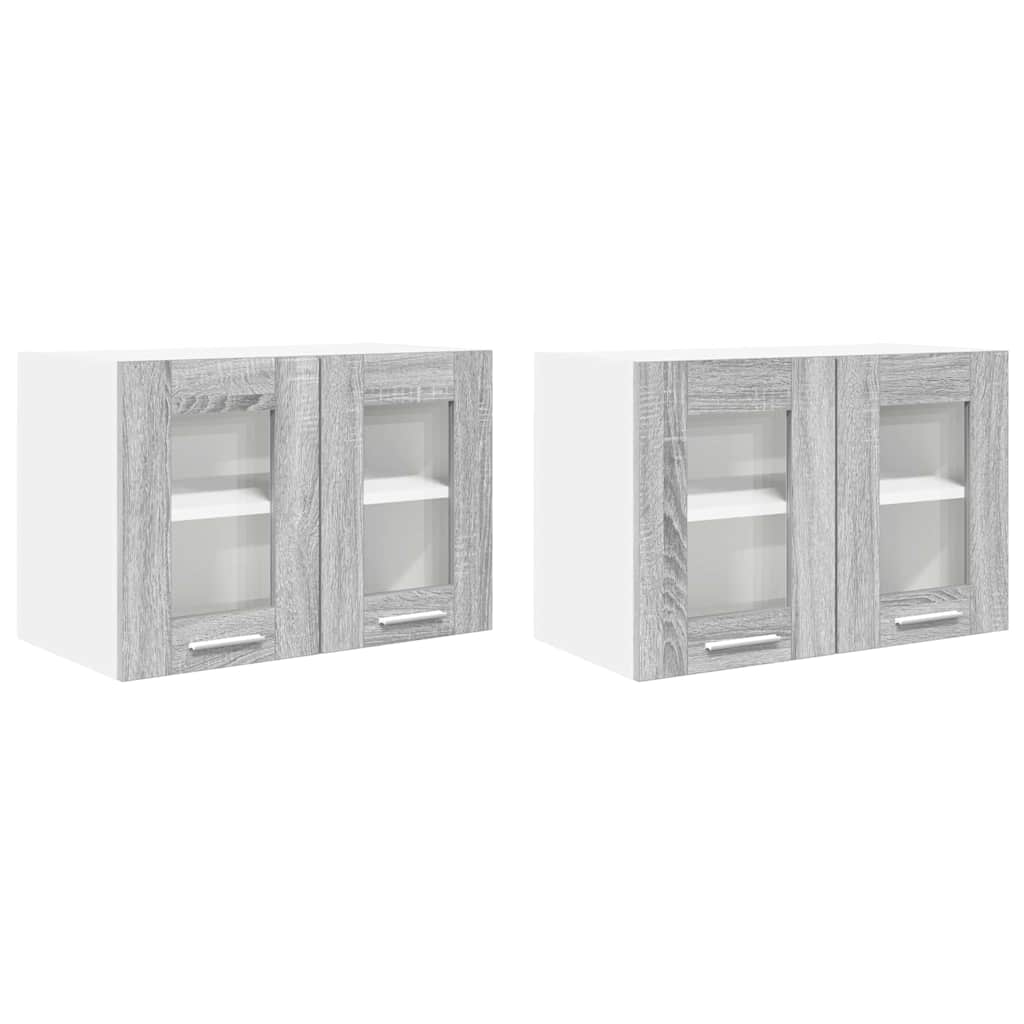 Pakabinama spintelė Riga 2 pcs Pilkas Sonoma 60 x 31 x 40 cm