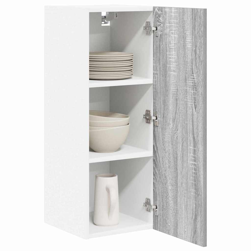 Pakabinama spintelė Riga 2 pcs Pilkas Sonoma ir baltas