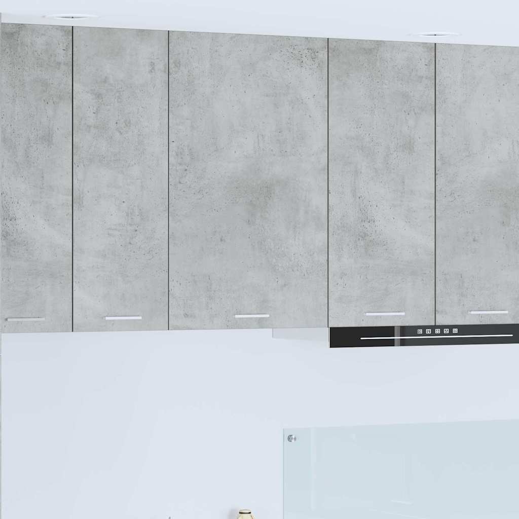 Wall cabinet Riga Concrete grey and white 50 x 31 x 80 cm