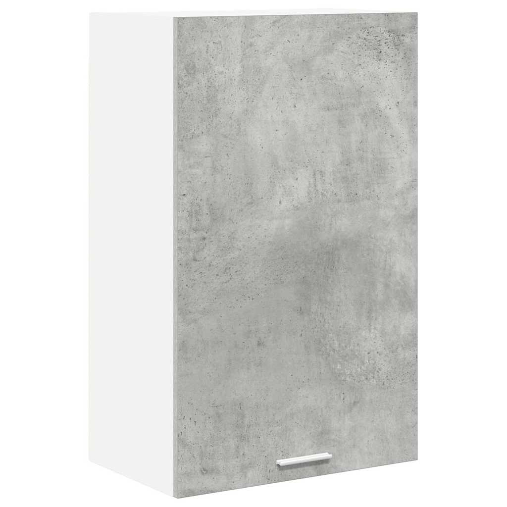 Wall cabinet Riga Concrete grey and white 50 x 31 x 80 cm