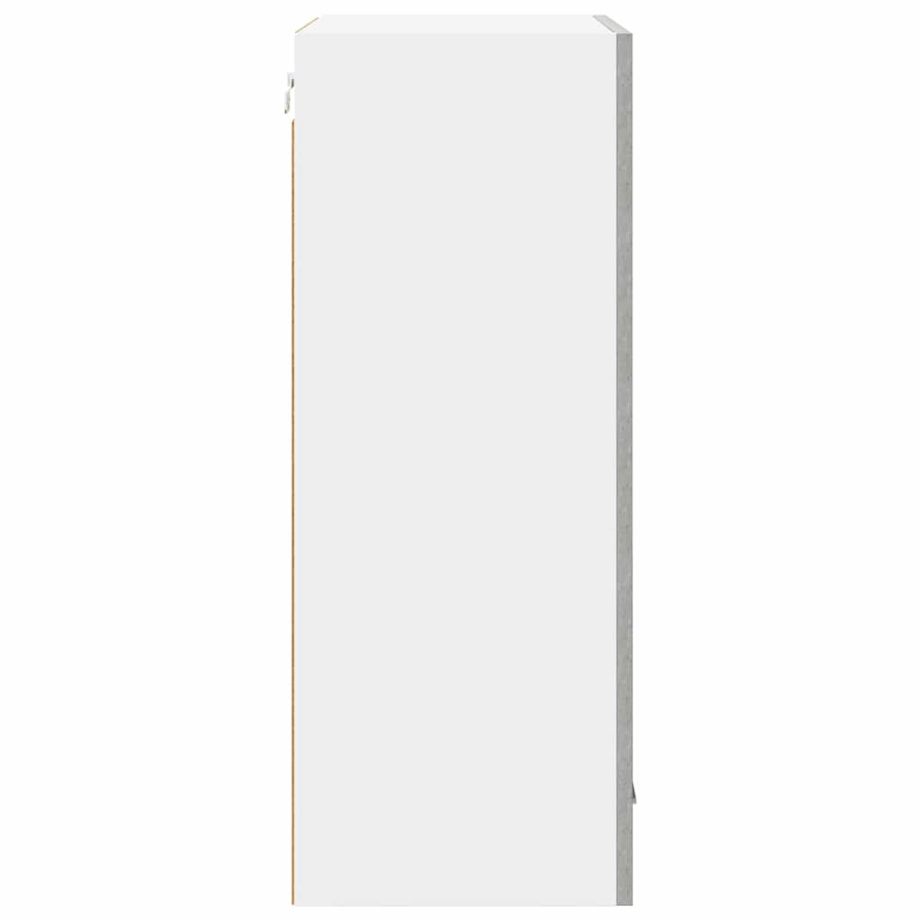 Wall cabinet Riga Concrete grey and white 50 x 31 x 80 cm