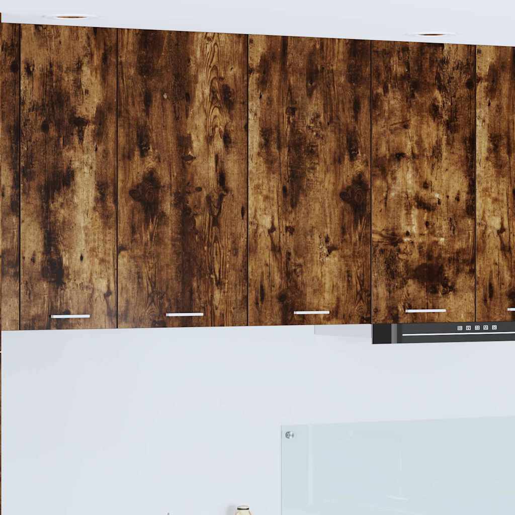 Wall-mounted cabinet Riga Smoked oak 80 x 31 x 80 cm