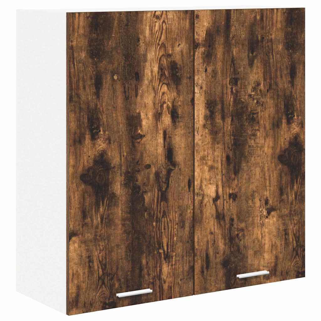 Wall-mounted cabinet Riga Smoked oak 80 x 31 x 80 cm