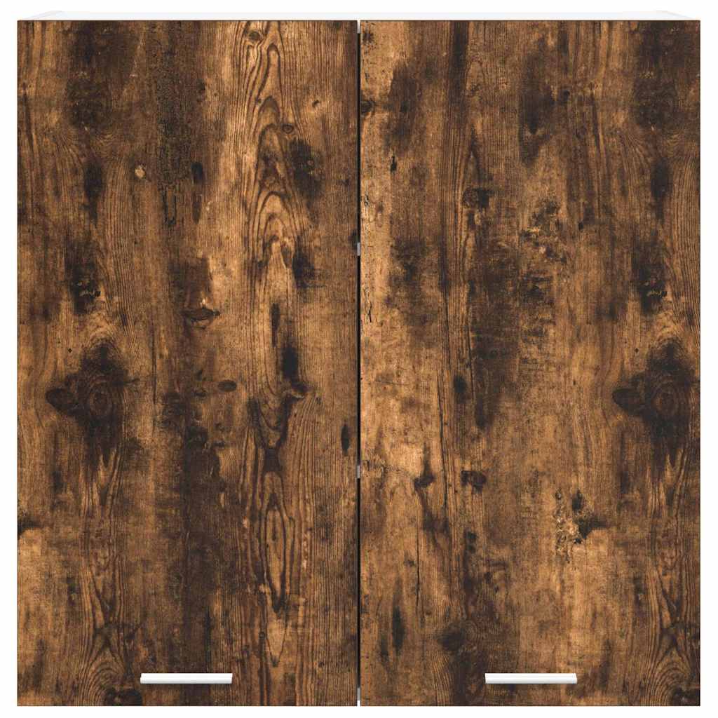 Wall-mounted cabinet Riga Smoked oak 80 x 31 x 80 cm