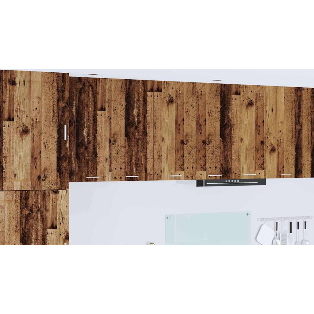 Wall Cabinet Riga Antique Wood 80 x 31 x 80 cm