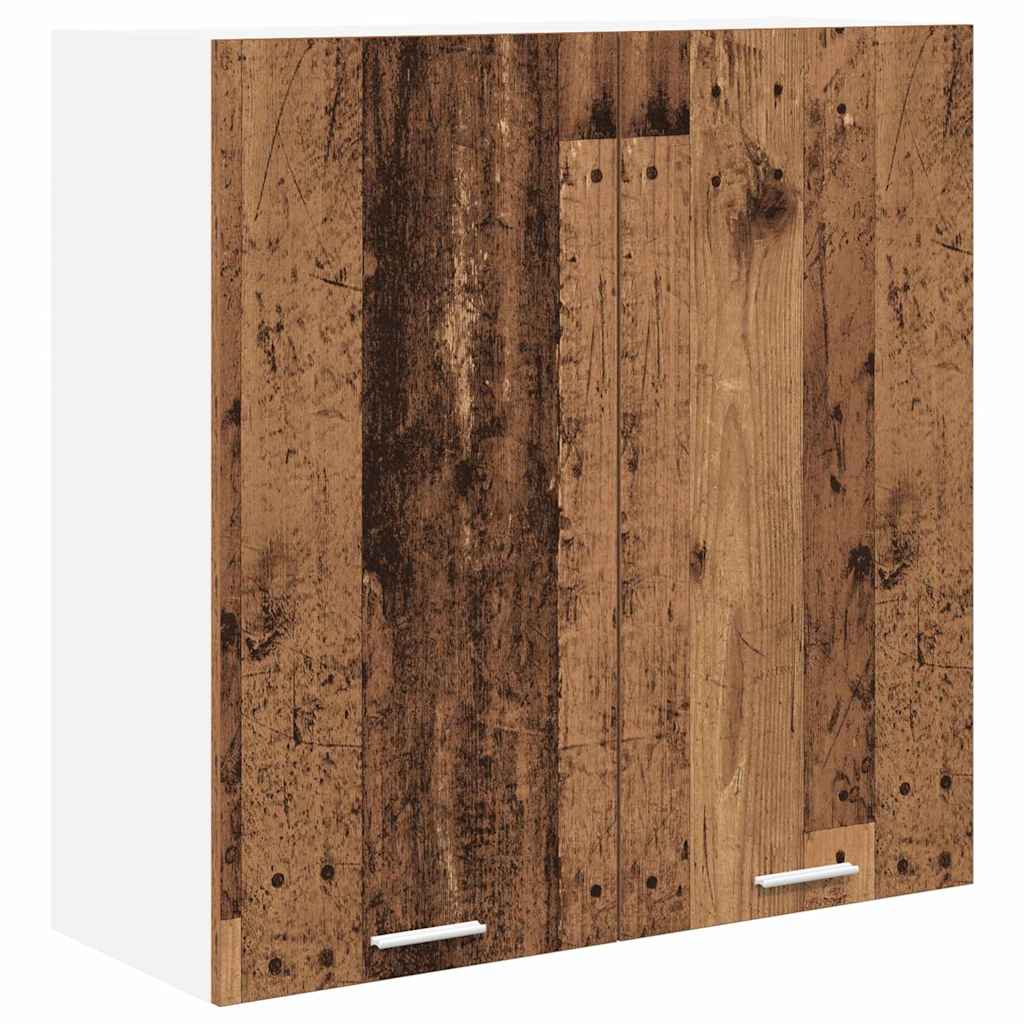 Wall Cabinet Riga Antique Wood 80 x 31 x 80 cm