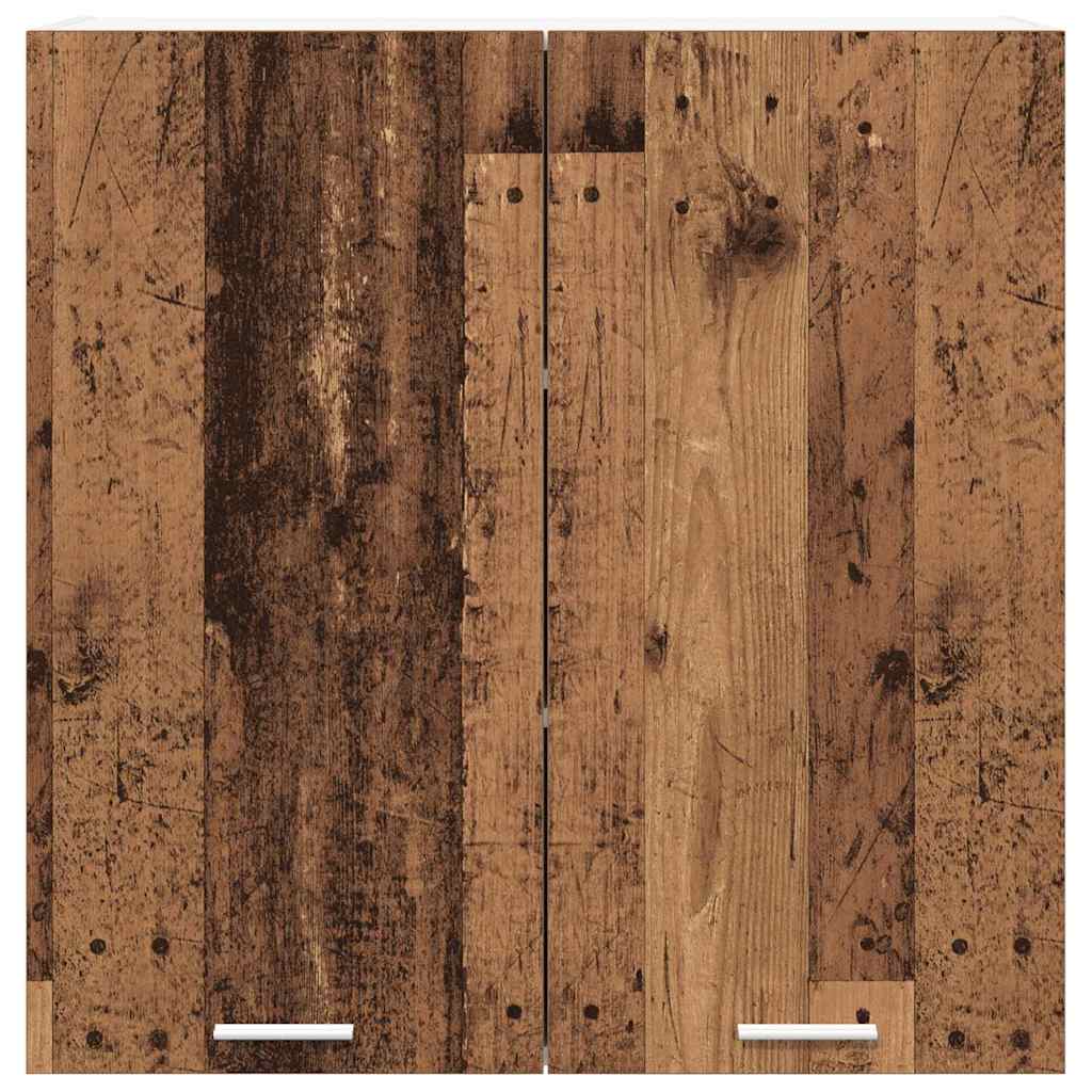 Wall Cabinet Riga Antique Wood 80 x 31 x 80 cm