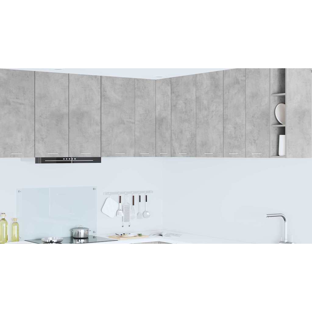 Pakabinama spintelė Riga Betono pilka ir balta 57 x 57 x 80 cm