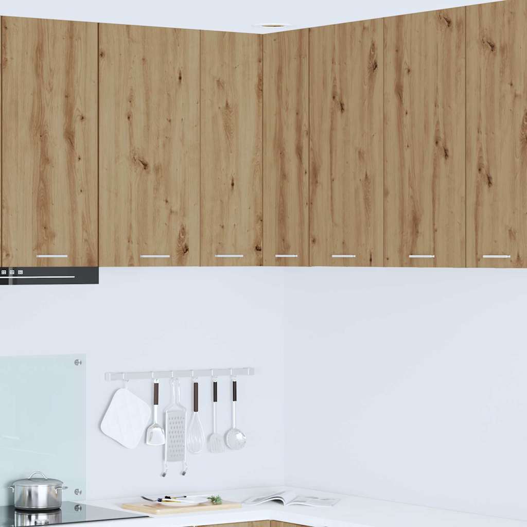 Wall cabinet Riga Artisan oak and white