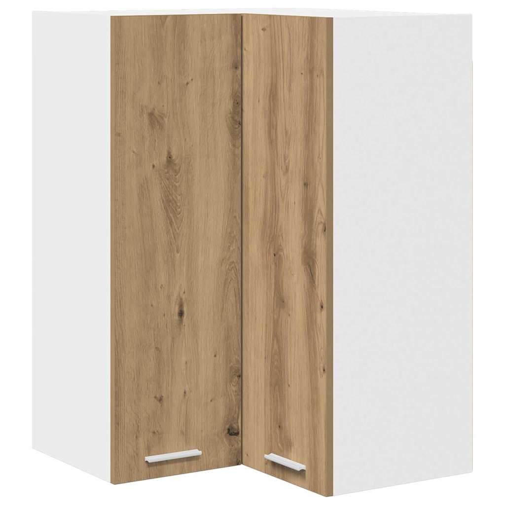 Wall cabinet Riga Artisan oak and white