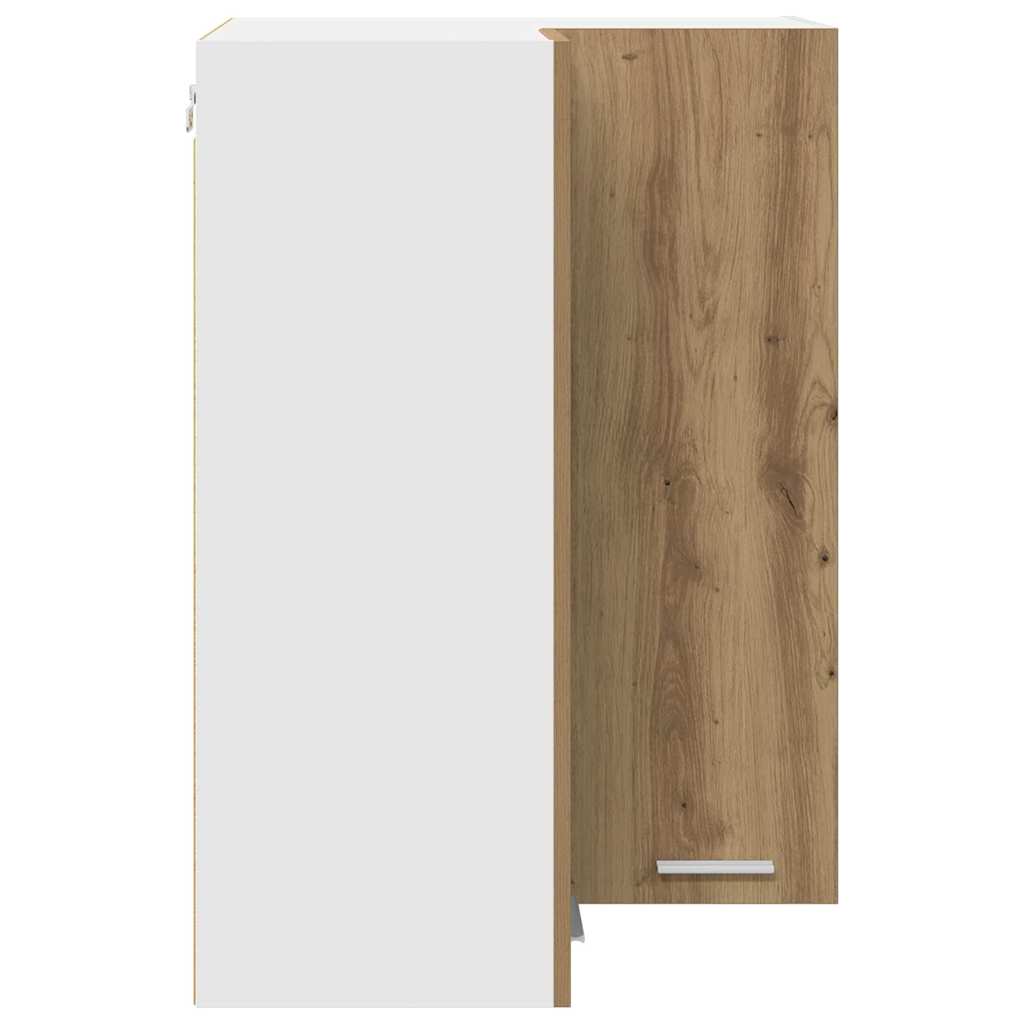 Wall cabinet Riga Artisan oak and white