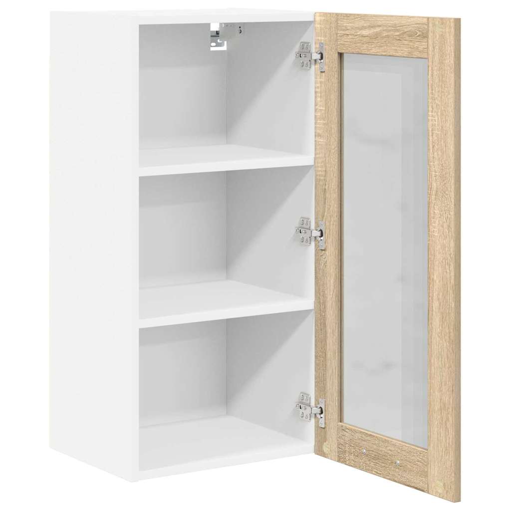 Wall cabinet Riga 2 pcs Sonoma oak 40 x 31 x 80 cm