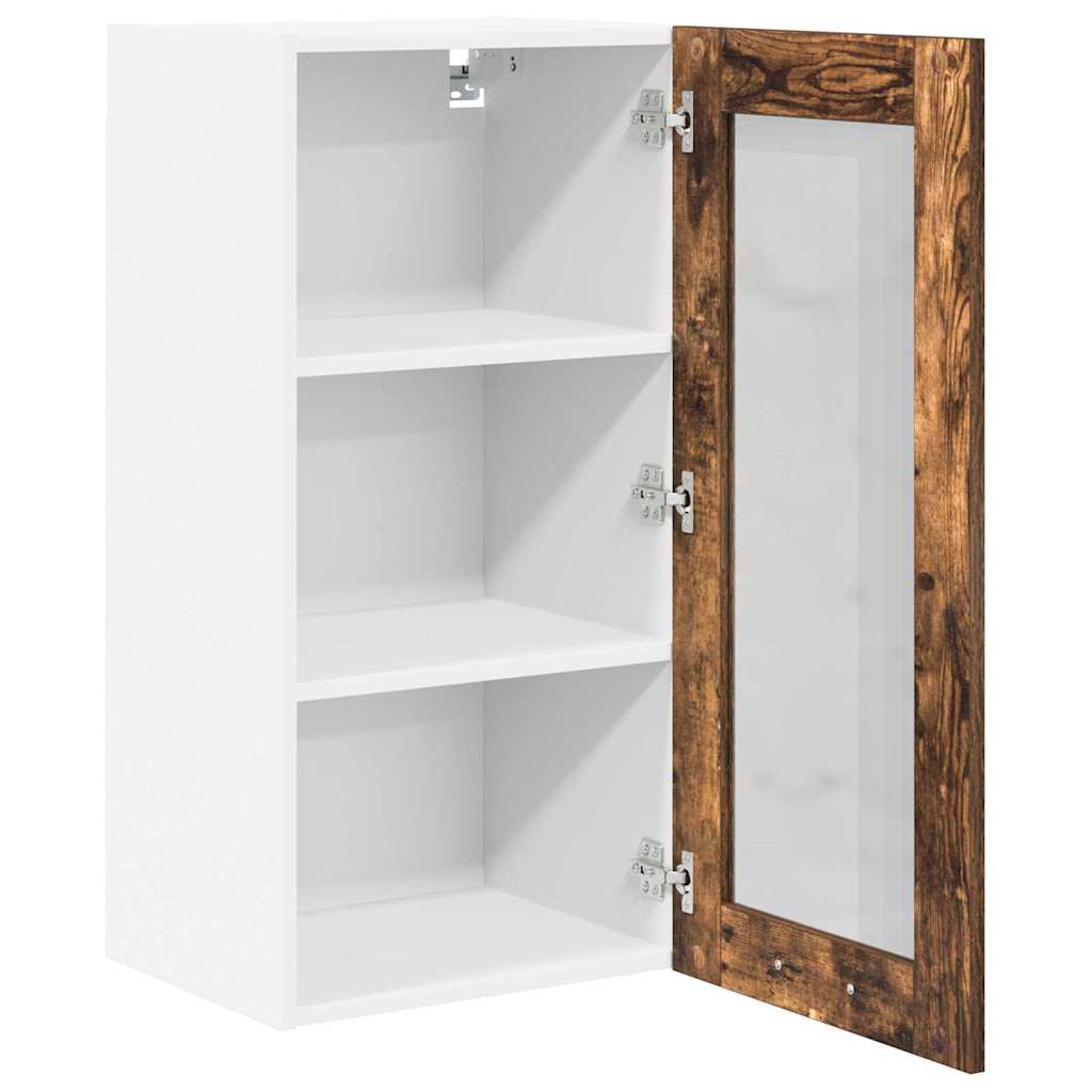Pakabinama spintelė Riga 2 pcs Rūkyta ąžuolas 40 x 31 x 80 cm