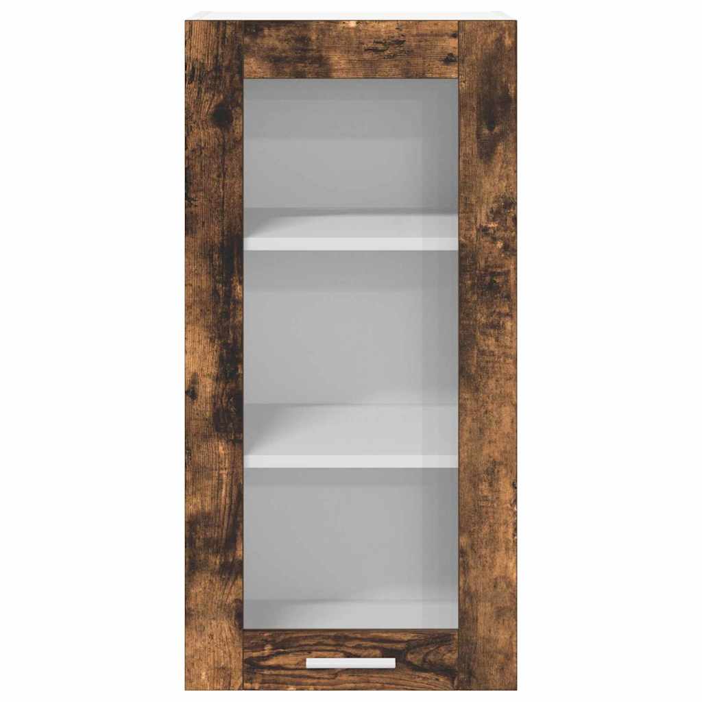 Pakabinama spintelė Riga 2 pcs Rūkyta ąžuolas 40 x 31 x 80 cm
