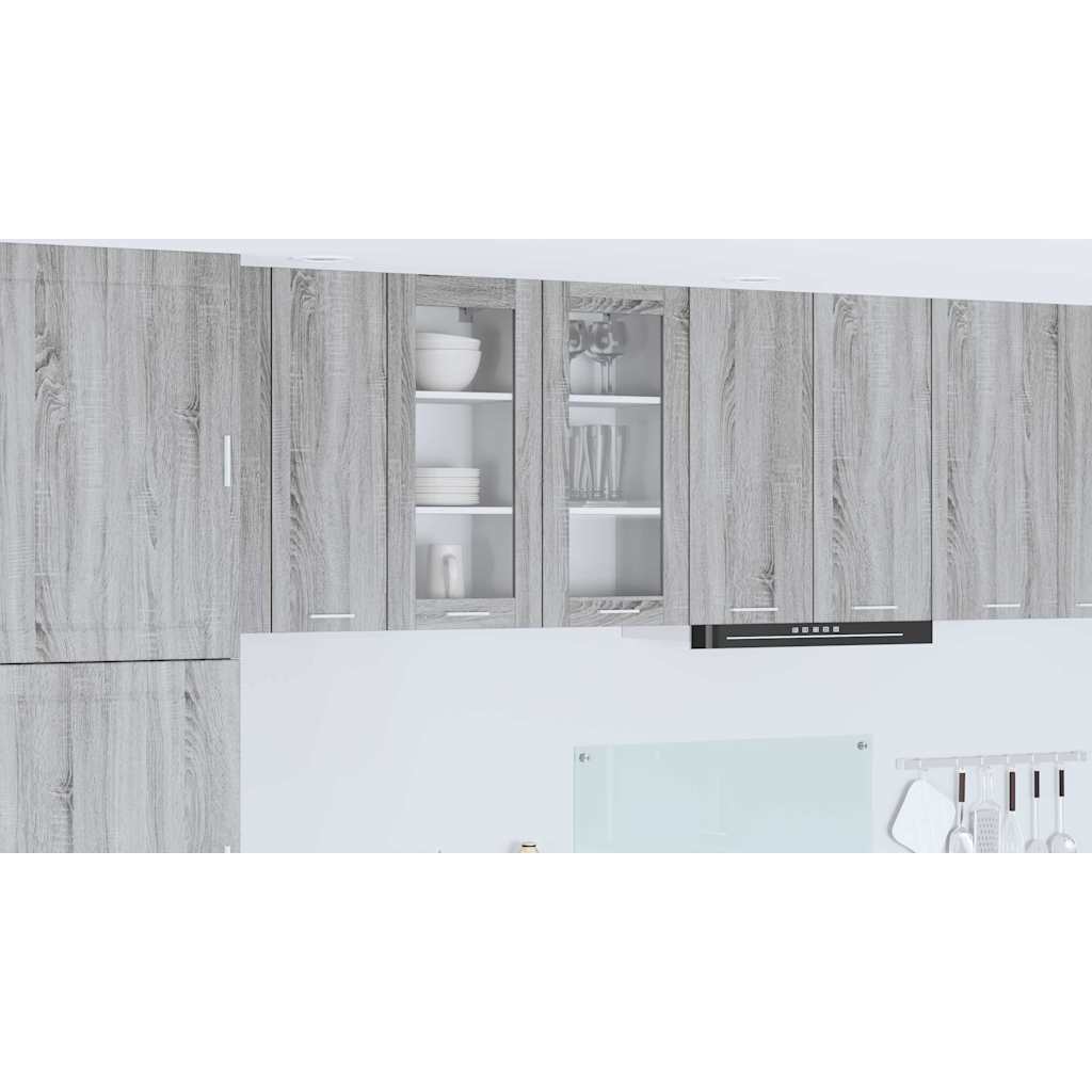 Wall-Mounted Cabinet Riga Gray Sonoma 40 x 31 x 80 cm