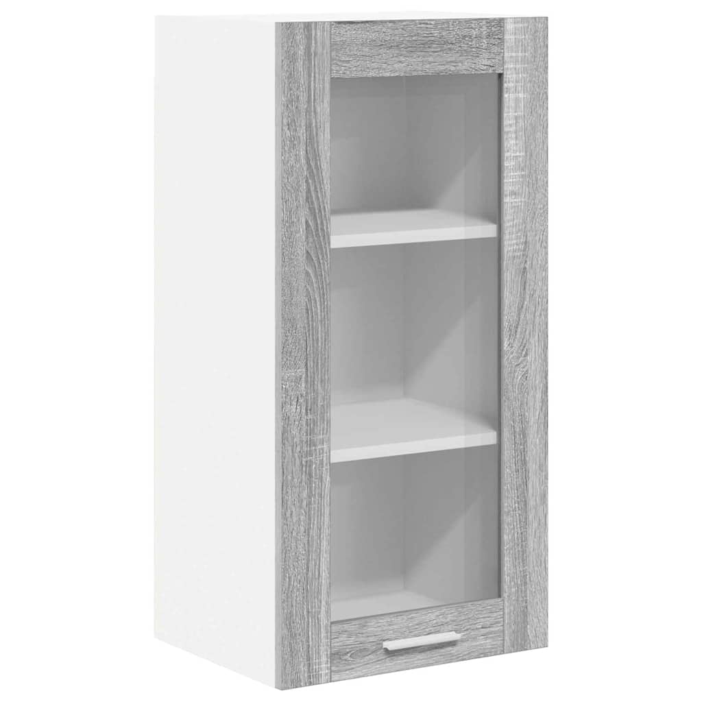 Wall Cabinet Riga 2 pcs Grey Sonoma 40 x 31 x 80 cm
