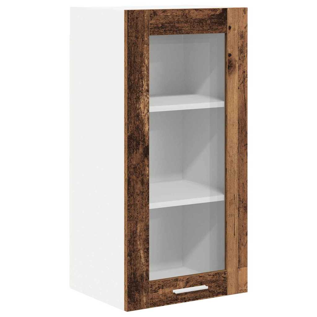 Wall Cabinet Riga 2 pcs Vintage Wood 40 x 31 x 80 cm