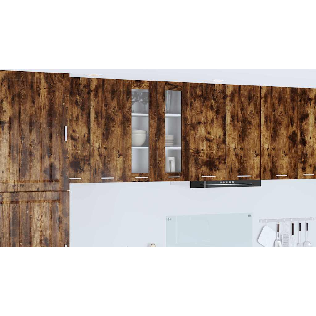 Wall Cabinet Riga Smoked Oak 60 x 31 x 80 cm