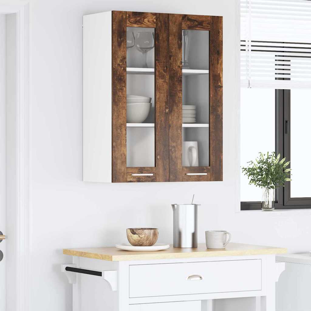 Wall Cabinet Riga Smoked Oak 60 x 31 x 80 cm