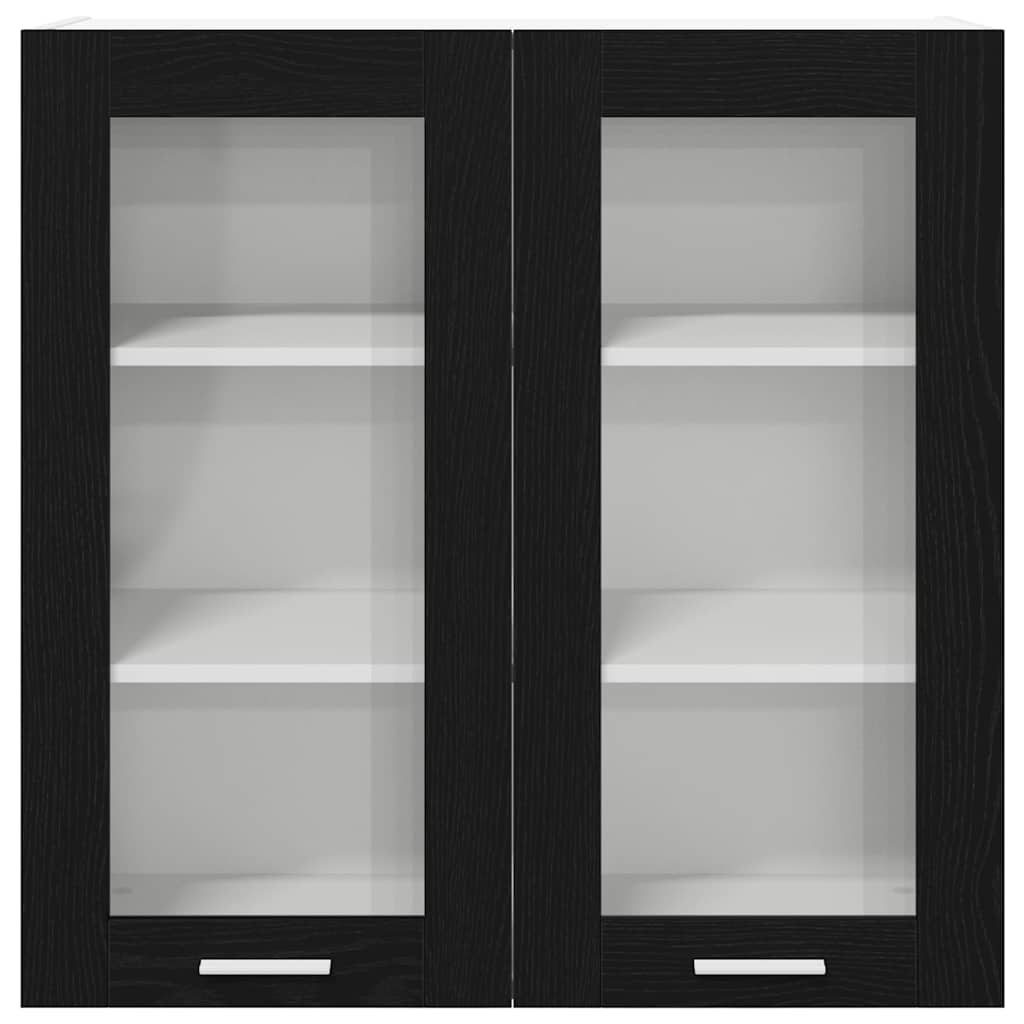 Wall cabinet Riga Black oak 80 x 31 x 80 cm