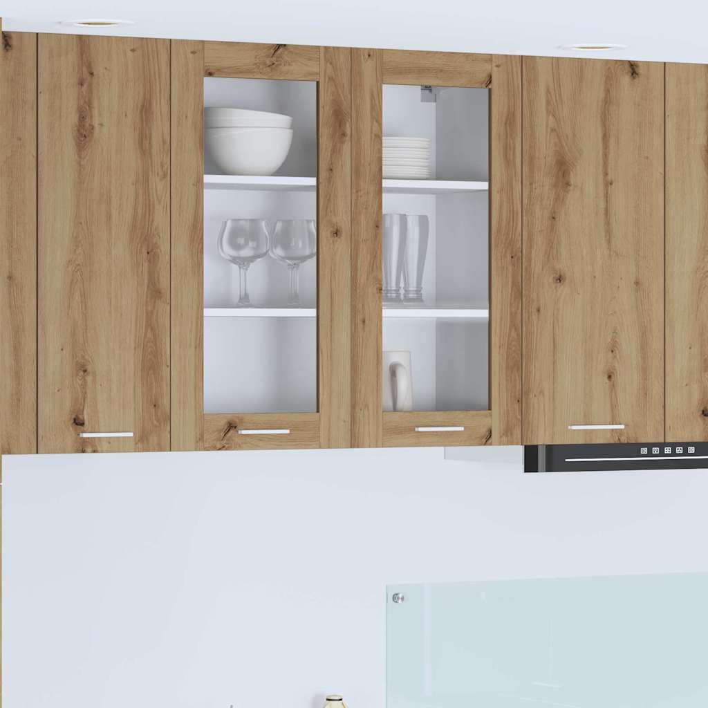 Wall cabinet Riga Craftsman Oak 80 x 31 x 80 cm