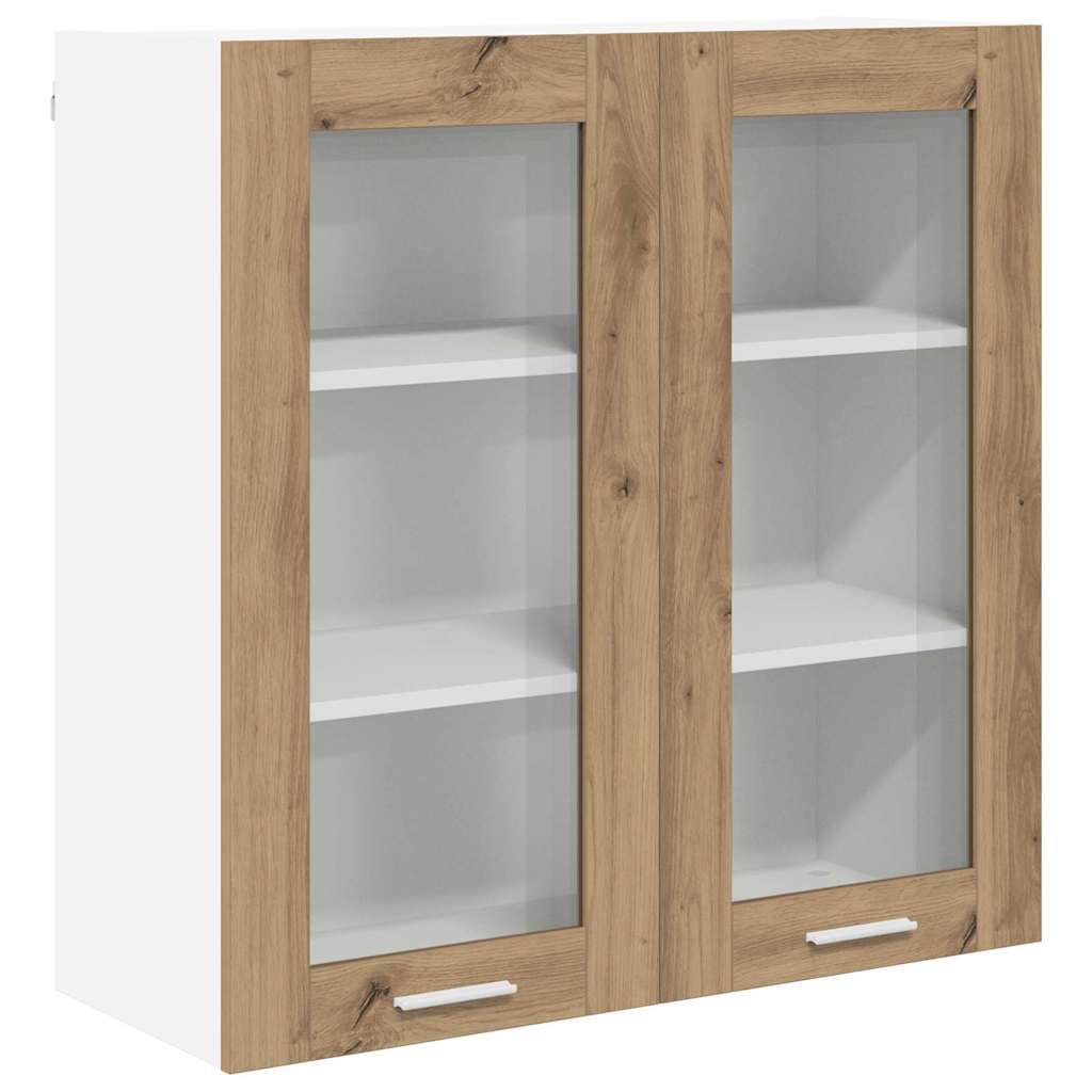 Wall cabinet Riga Craftsman Oak 80 x 31 x 80 cm