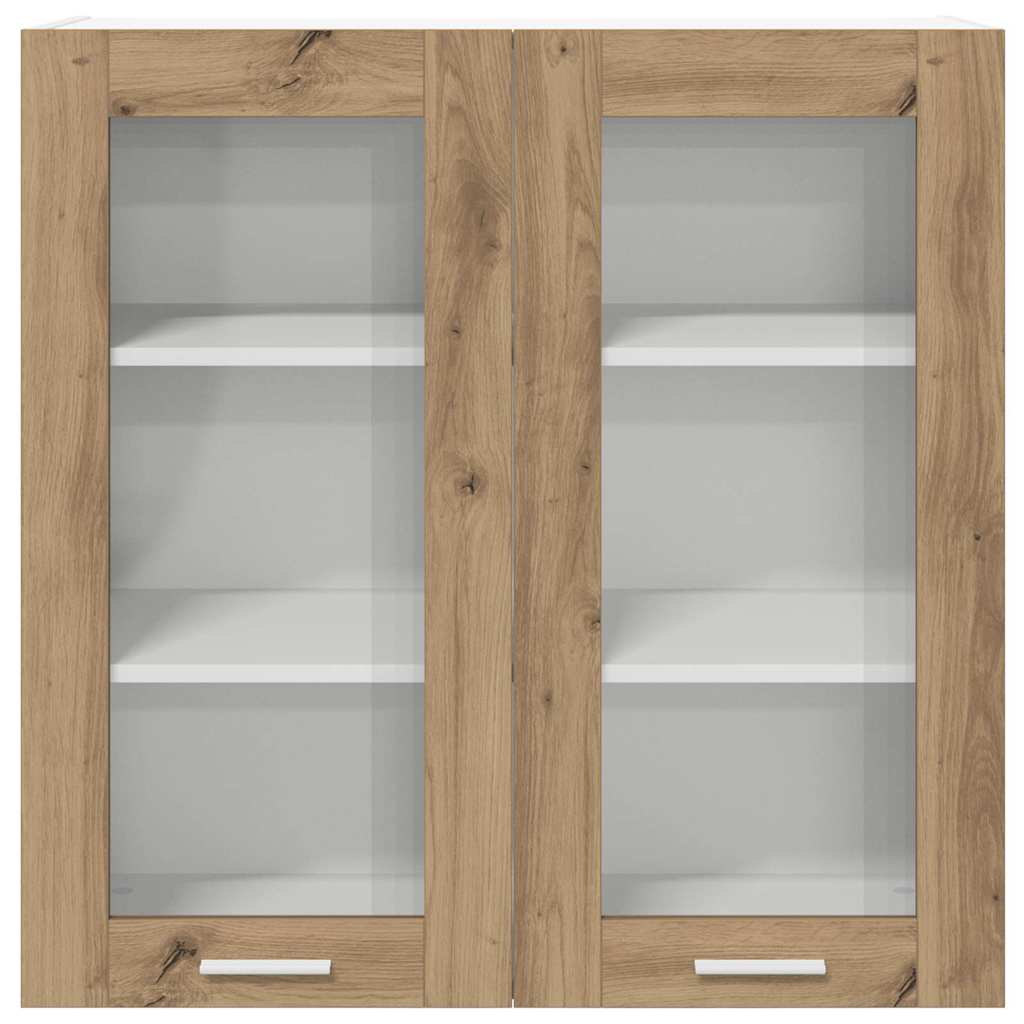 Wall cabinet Riga Craftsman Oak 80 x 31 x 80 cm