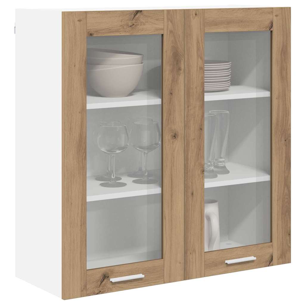 Wall cabinet Riga Craftsman Oak 80 x 31 x 80 cm