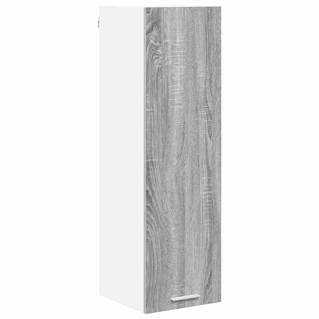 Wall Cabinet Riga Grey Sonoma 30 x 31 x 100 cm