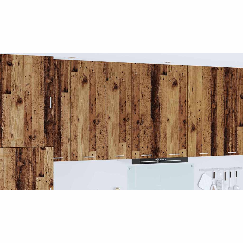 Wall Cabinet Riga Antique Wood 30 x 31 x 100 cm