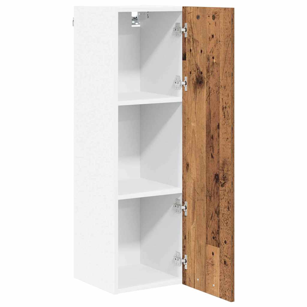 Wall Cabinet Riga Antique Wood 30 x 31 x 100 cm