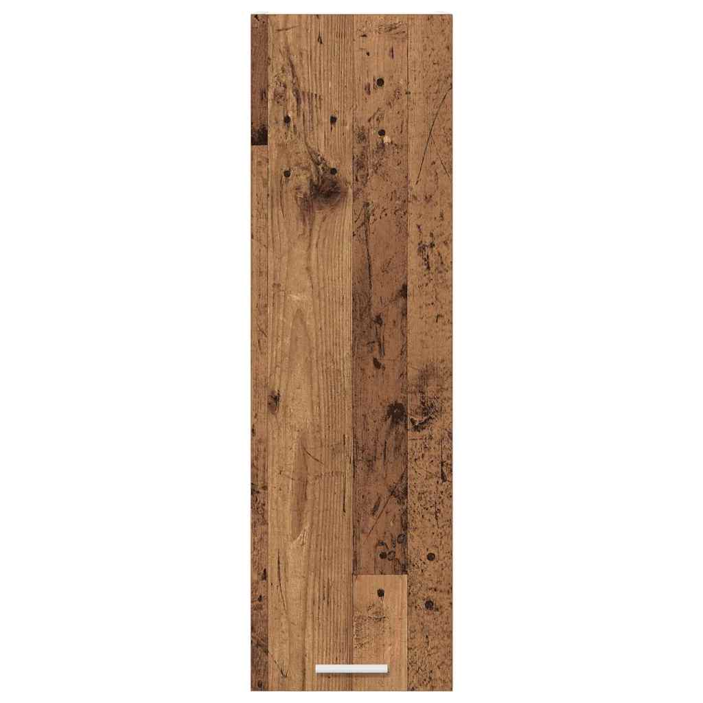 Wall Cabinet Riga Antique Wood 30 x 31 x 100 cm