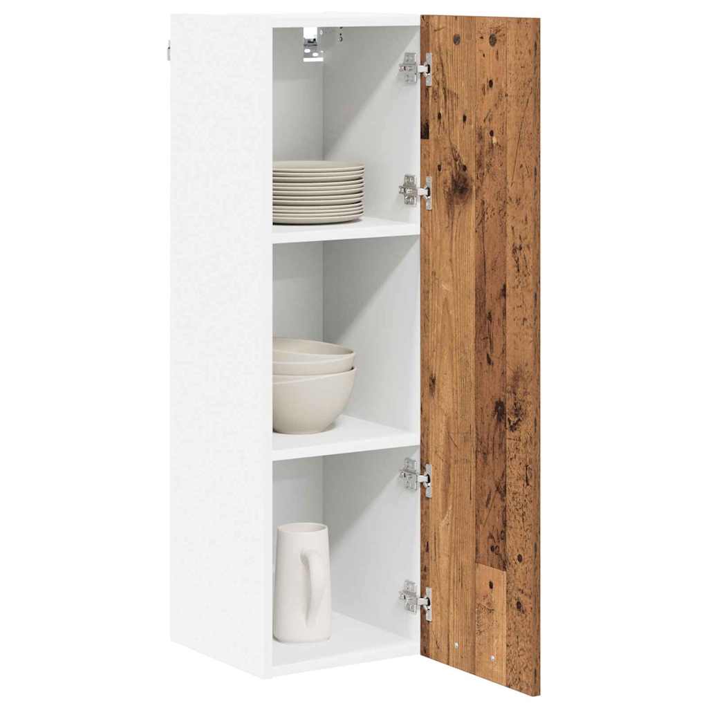 Wall Cabinet Riga Antique Wood 30 x 31 x 100 cm