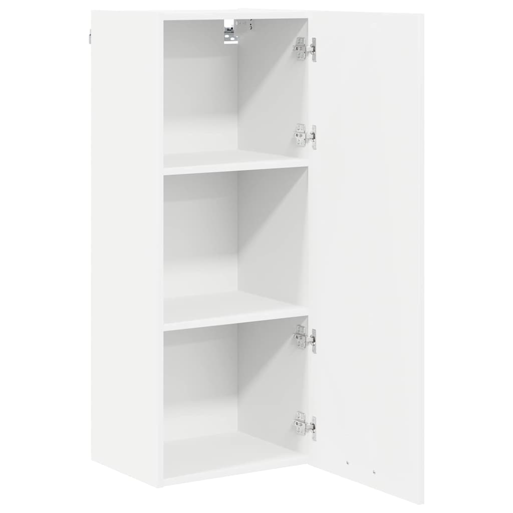 Wall cabinet with shelf Riga White 40 x 31 x 100 cm
