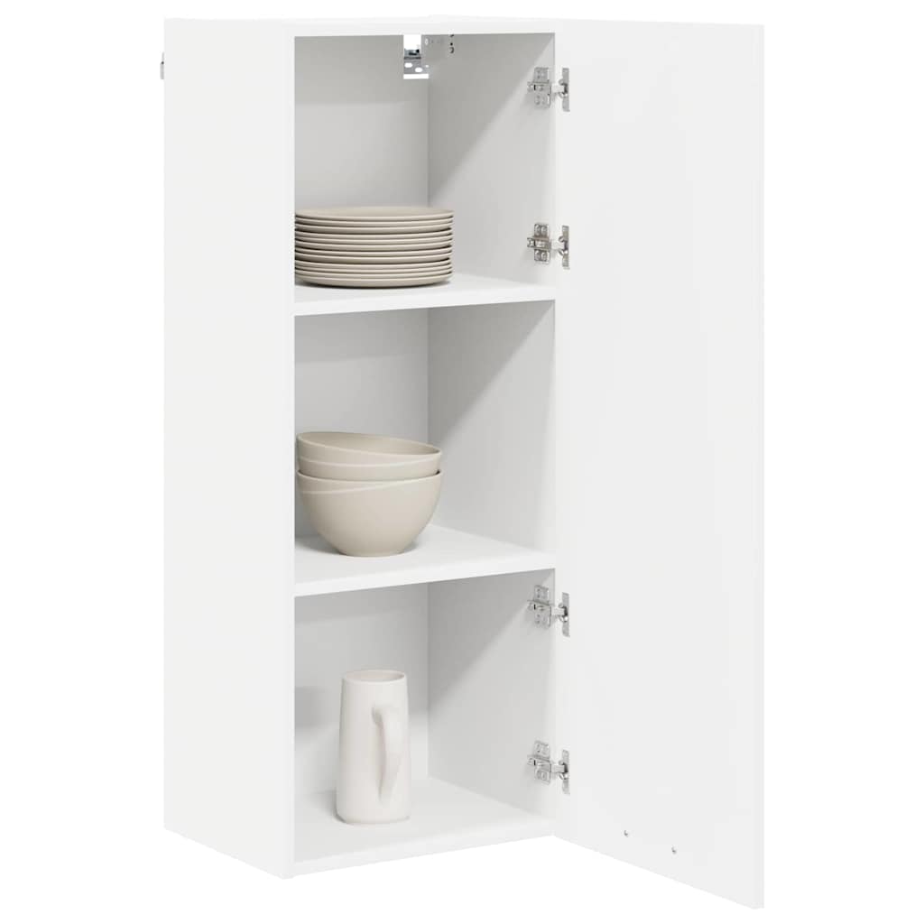Wall cabinet with shelf Riga White 40 x 31 x 100 cm