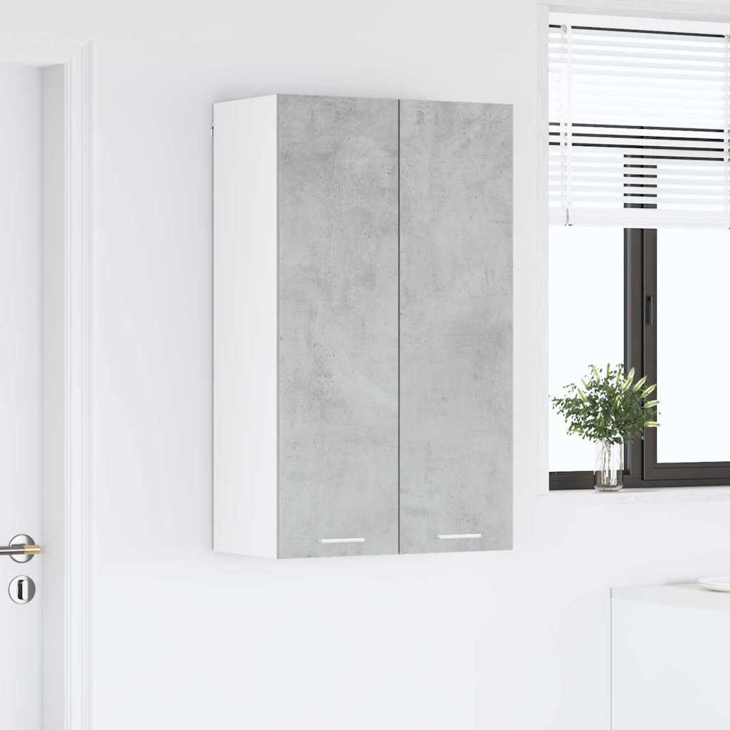 Pakabinama spintelė su saugykla Betono pilka 60 x 31 x 100 cm