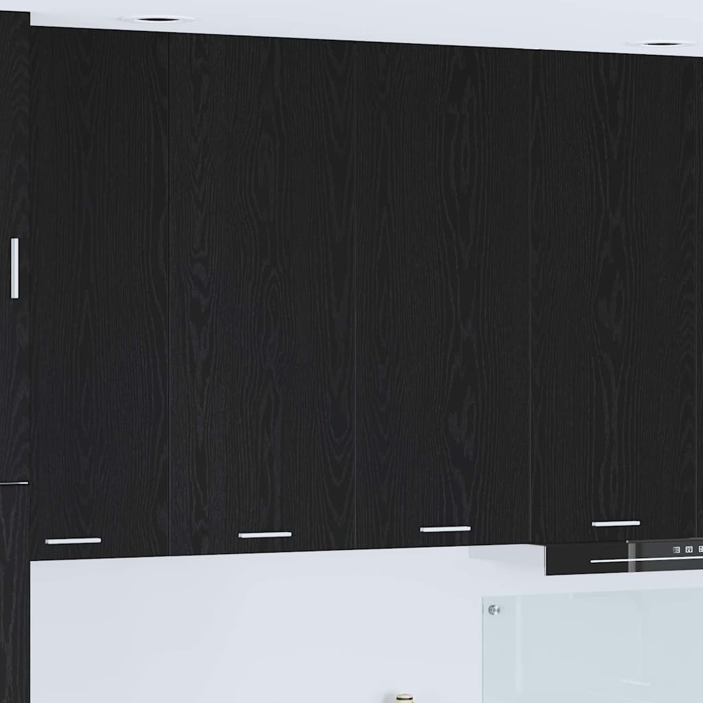 Piekaramais skapis Riga, melns ozols, 80 x 31 x 100 cm