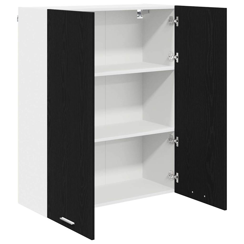 Piekaramais skapis Riga, melns ozols, 80 x 31 x 100 cm