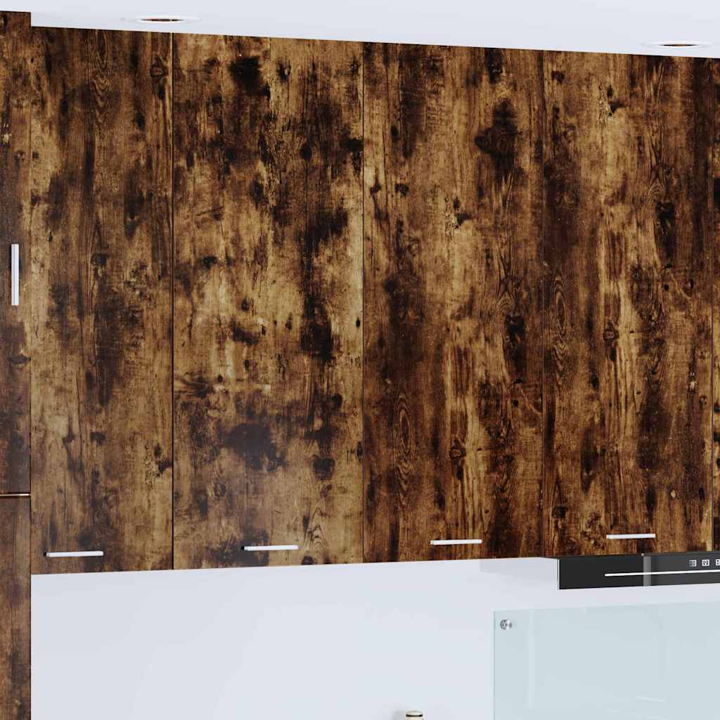 Wall-mounted cabinet Riga Smoked oak 80 x 31 x 100 cm