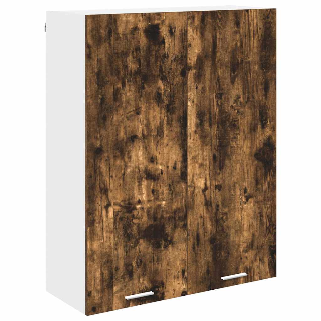 Wall-mounted cabinet Riga Smoked oak 80 x 31 x 100 cm