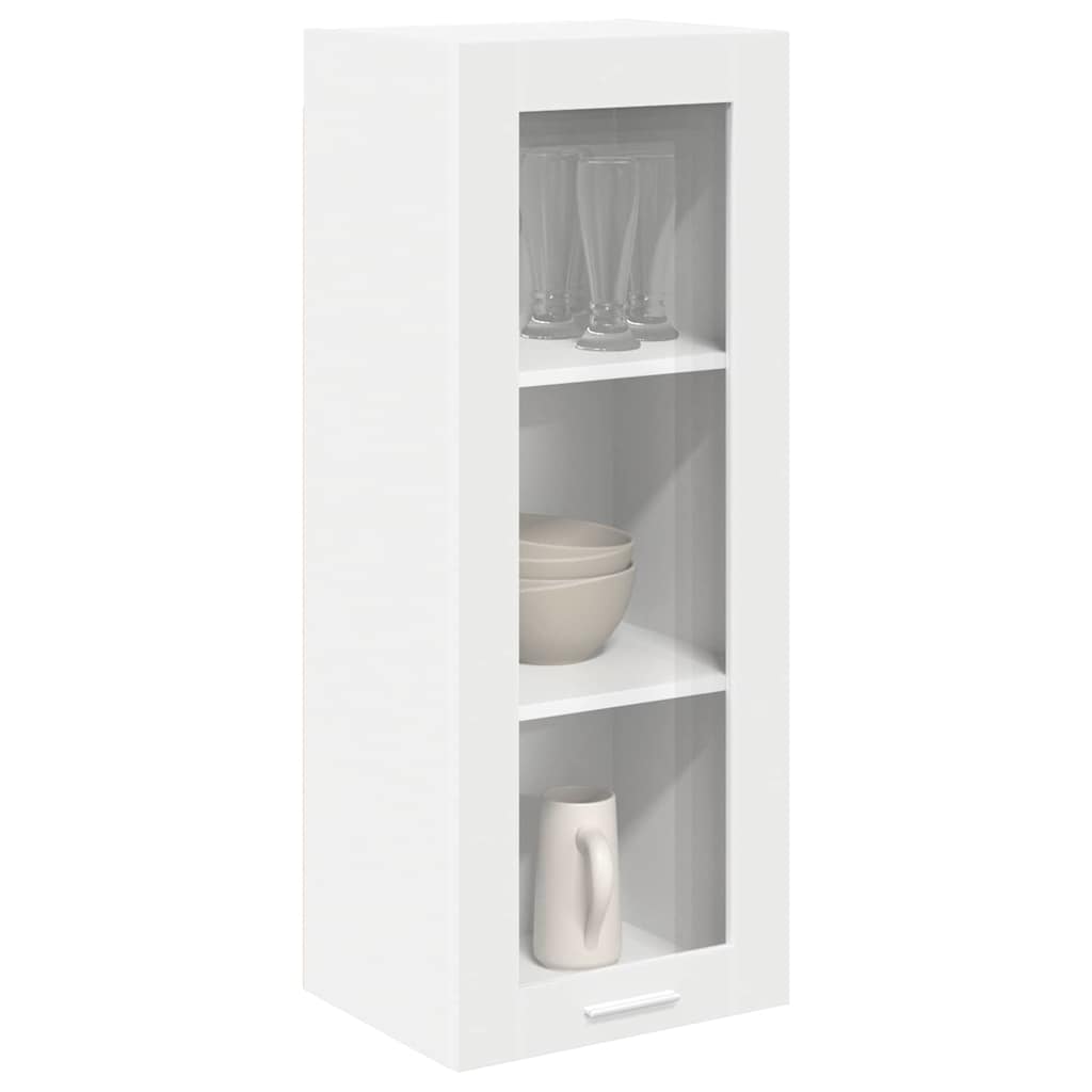 Wall-mounted cabinet with shelf Riga White 40 x 31 x 100 cm