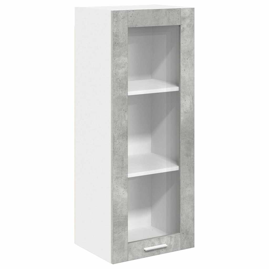 Wall Cabinet Riga Concrete Grey 40 x 31 x 100 cm