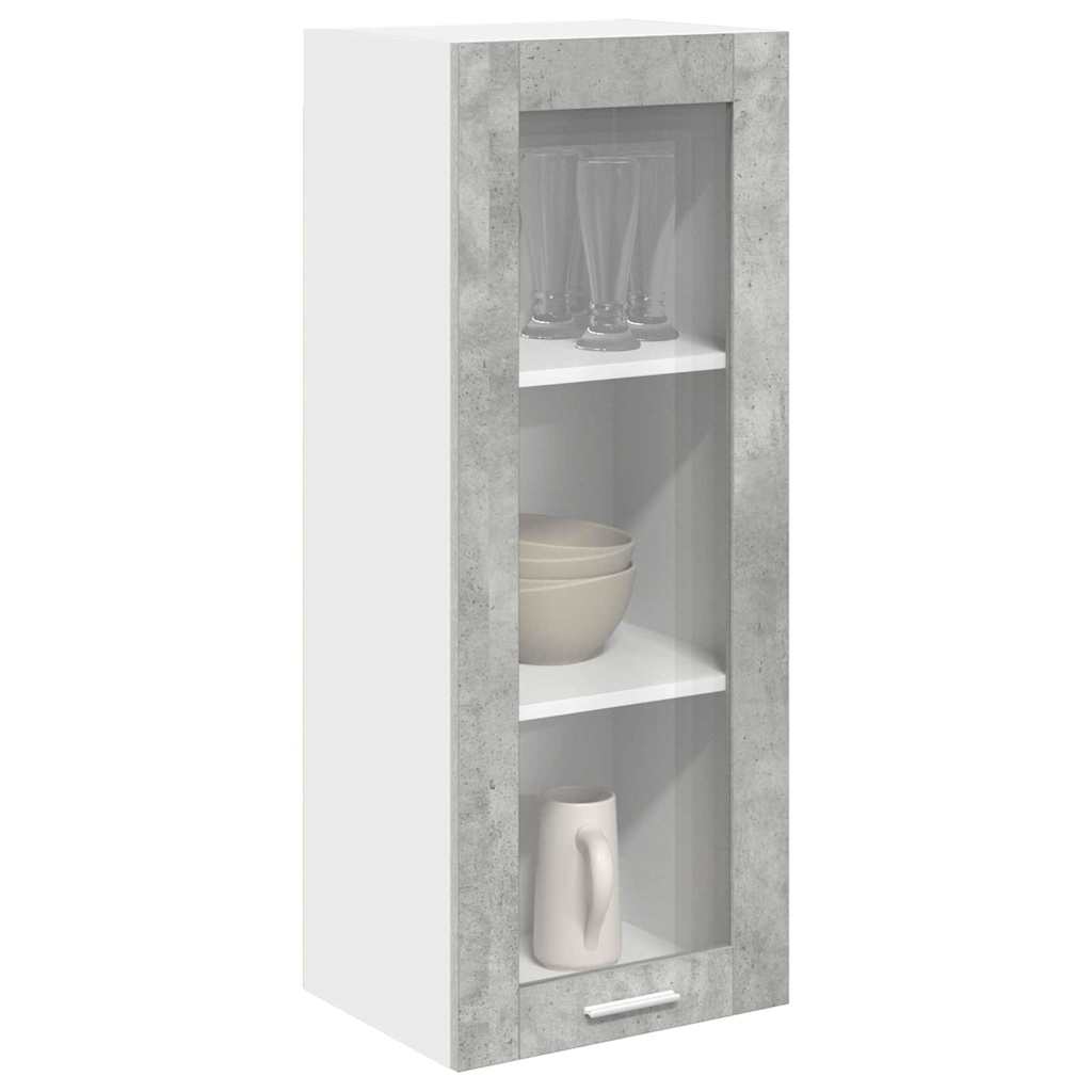 Wall Cabinet Riga Concrete Grey 40 x 31 x 100 cm