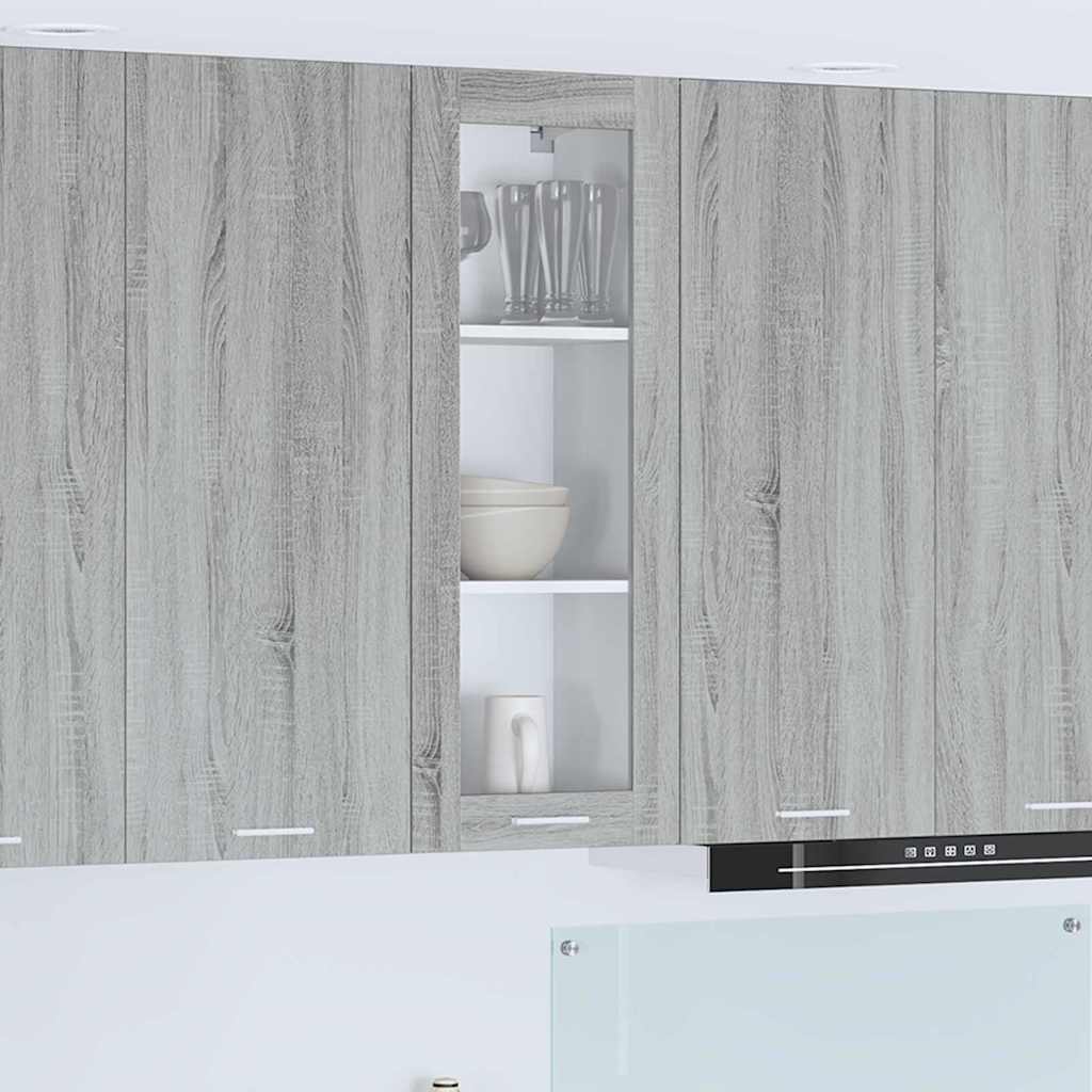 Wall Cabinet Riga Grey Sonoma 40 x 31 x 100 cm