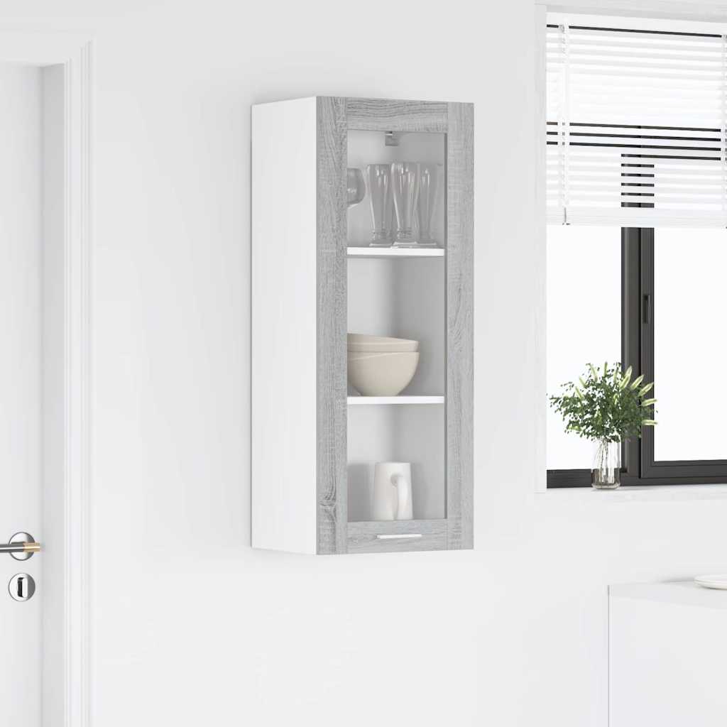 Wall Cabinet Riga Grey Sonoma 40 x 31 x 100 cm