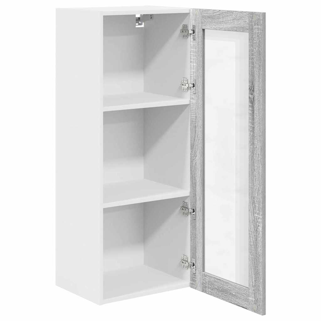 Wall Cabinet Riga Grey Sonoma 40 x 31 x 100 cm