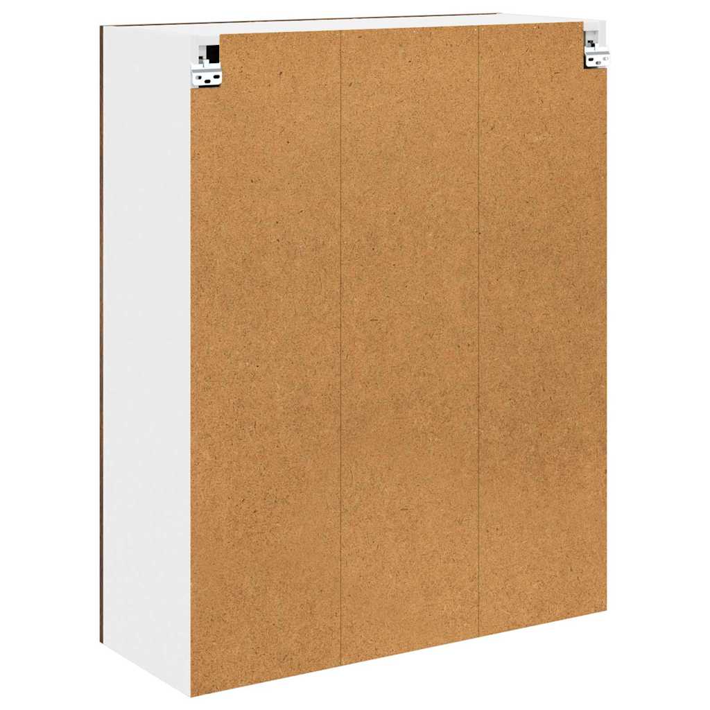Wall-mounted cabinet Riga Smoked oak 80 x 31 x 100 cm