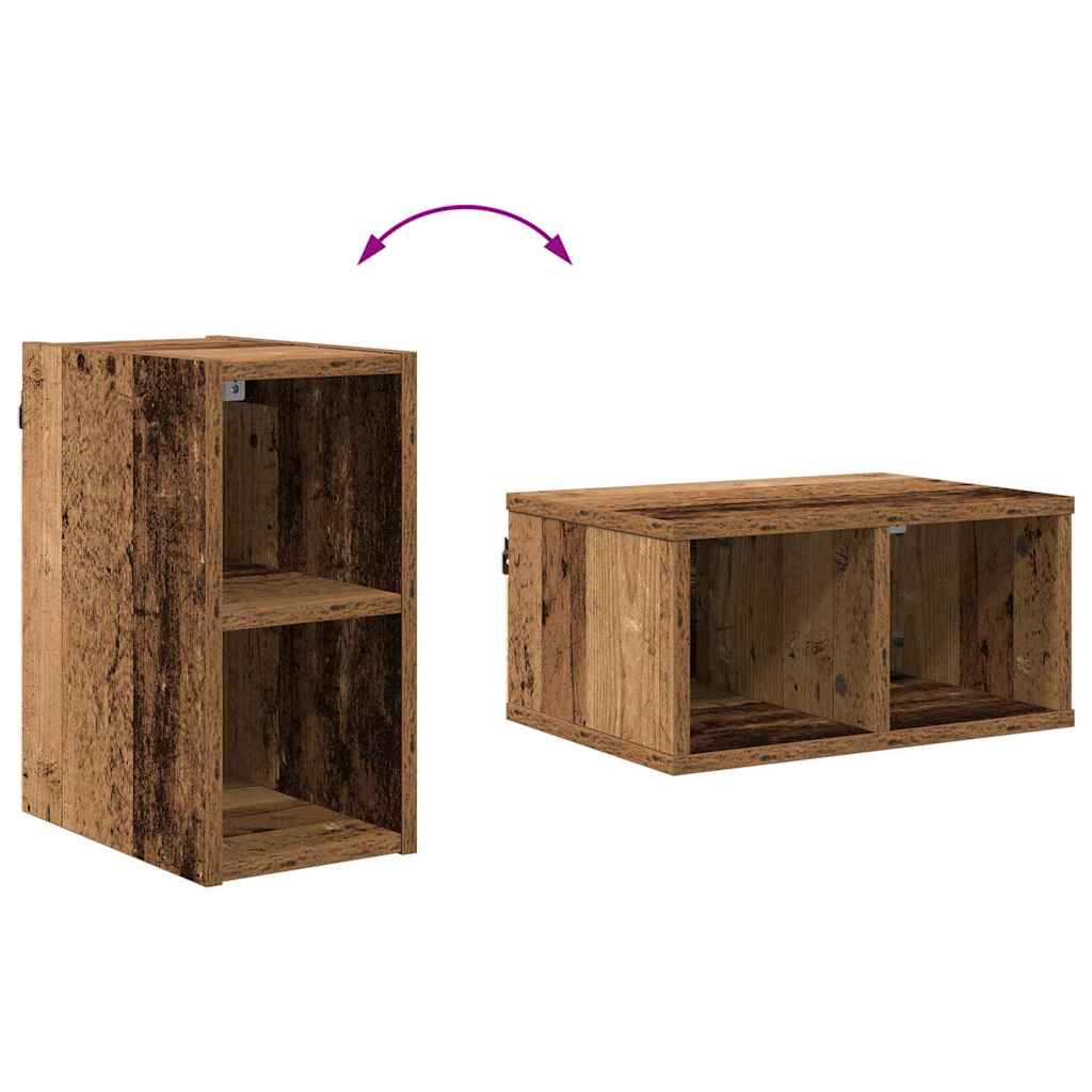 Wall-mounted Cabinet with Storage Old Wood 20 x 29.5 x 40 cm