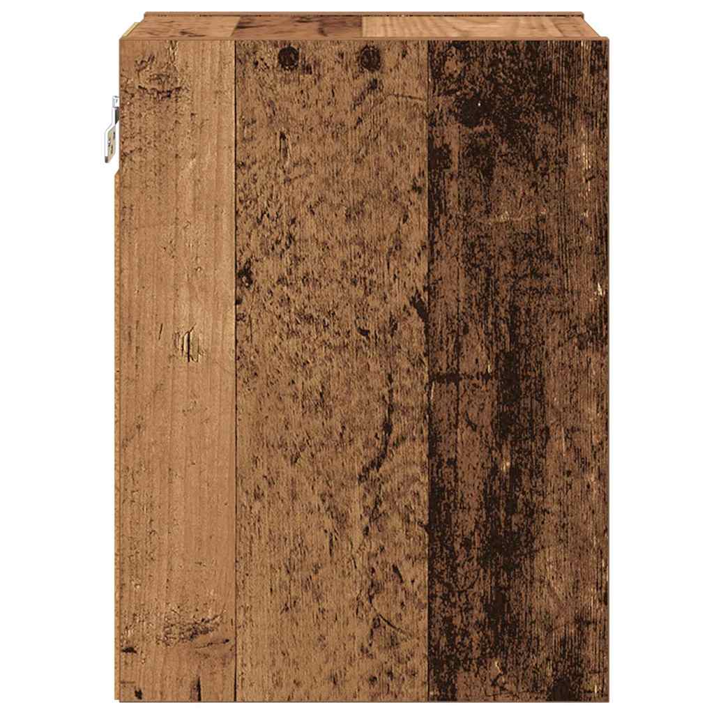 Wall-mounted Cabinet with Storage Old Wood 20 x 29.5 x 40 cm