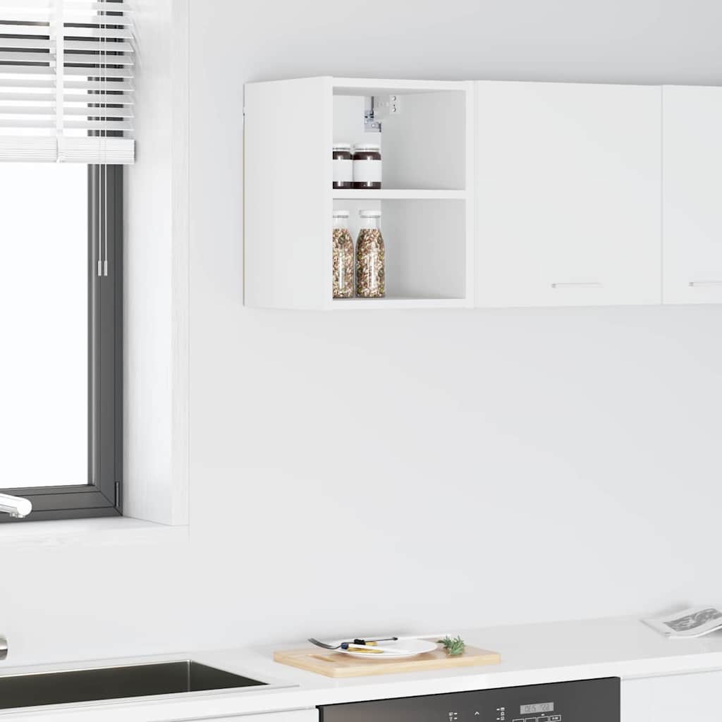 Riga White Wall Cabinet with Shelf 30 x 29.5 x 40 cm